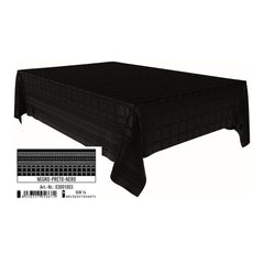 ROLLO MANTEL PAPEL 1,2X5M NEGRO ADAMASCADO RECICLADO BRILLO | ANDINA | ENVASE 25 UDS. UNIDAD | 68436557056674
