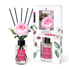 MIKADO AGUA FRESCA FRAMBUESAS ROSA FLORES DECORATIVAS 75ML | AMBAR | 1 UNIDAD | 8436559716215