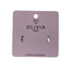 PENDIENTES ESTRELLAS HIPOALERGENICO BAÑADOS EN PLATA DE LEY | OLIVIA LUXURY | 1 UNIDAD | 8436589362857