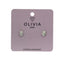 Pendientes Mano Hipoalergenico Bañados en Plata de Ley Olivia Luxury