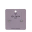 PENDIENTES CRISTAL HIPOALERGENICO RIVOLI CRYSTAL | OLIVIA LUXURY | 1 UNIDAD | 8436589367012