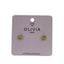 Pendientes Rosa Hipoalergénico Bañado en Oro de 24K Olivia Luxury