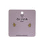 Pendientes Olivo Hipoalergénico Bañado en Oro 24 K Olivia Luxury