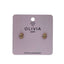 Pendientes Mano Hipoalergenico Bañado en Oro Rosado 24 K Olivia Luxury