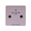 PENDIENTES RELOJ HIPOALERGENICOS RIVOLI BLACK | OLIVIA LUXURY | 1 UNIDAD | 8436589367722