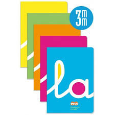 Bloc Espiral Estándar Liso 50H 90g | Lamela | Polipropileno | Formato Estándar | Pack 5 Unidades