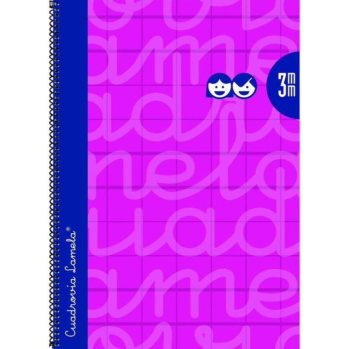 Bloc Espiral A4 Liso 90g | Lamela | Cartón | Formato A4 | Pack 5 Unidades