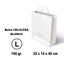 BOLSA CELULOSA L 32X14X40 100G BLANCO 25 UNIDADES | GRAFOPLAS | 1 UNIDAD | 8436618710796
