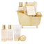 Set Bañera 4p Gold Baño Perfumado - IDC Regalo