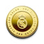 Moneda Real Madrid One Club Oro Marca MOCILAB