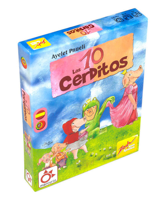 JUEGO DE CARTAS LOS 10 CERDITOS | MERCURIO | 1 UNIDAD | 8437015001456