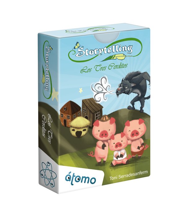 JUEGO STORYTELLING - LOS TRES CERDITOS | ATOMO | 1 UNIDAD | 8437018230006