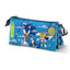 Estuche portatodo triple Sonic Go Karactermania