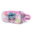 Estuche Portatodo Doble 3D Lilo y Stitch Couple Karactermania