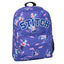 MOCHILA ESCOLAR GRANDE 42 CM STITCH AZUL ESTAMPADO | CERDA DISEÑO