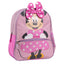 MOCHILA GUARDERIA MINNIE ROSA CON REJILLA CON LAZO 3D | CERDA DISEÑO