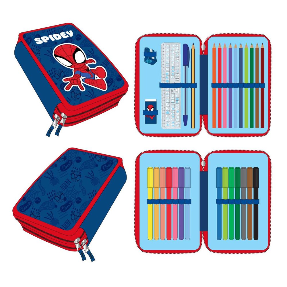 PLUMIER CON ACCESORIOS SPIDEY | CERDA DISEÑO