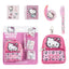 Set Papelería Mini Mochila Llavero y Accesorios Hello Kitty Cerda Regalo