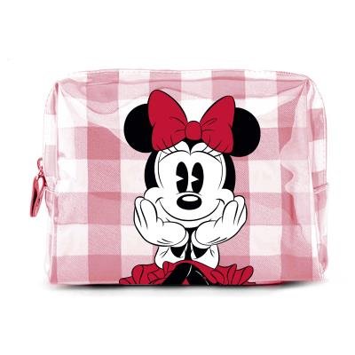 NECESER ASEO VIAJE MINNIE CUADROS ROSA | CERDA DISEÑO