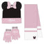 Conjunto 3 Piezas Bufanda Minnie Cerda Textil