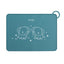 Salvamantel Individual de Silicona para Bebes Elefante Azul MR WONDERFUL
