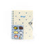 Libreta A5 Lineas 160H con 7 Charms Lazy Bo-bo MR Wonderful