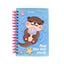Libreta A5 240H Liso con Stickers Squishy Lazy Nutria MR WONDERFUL