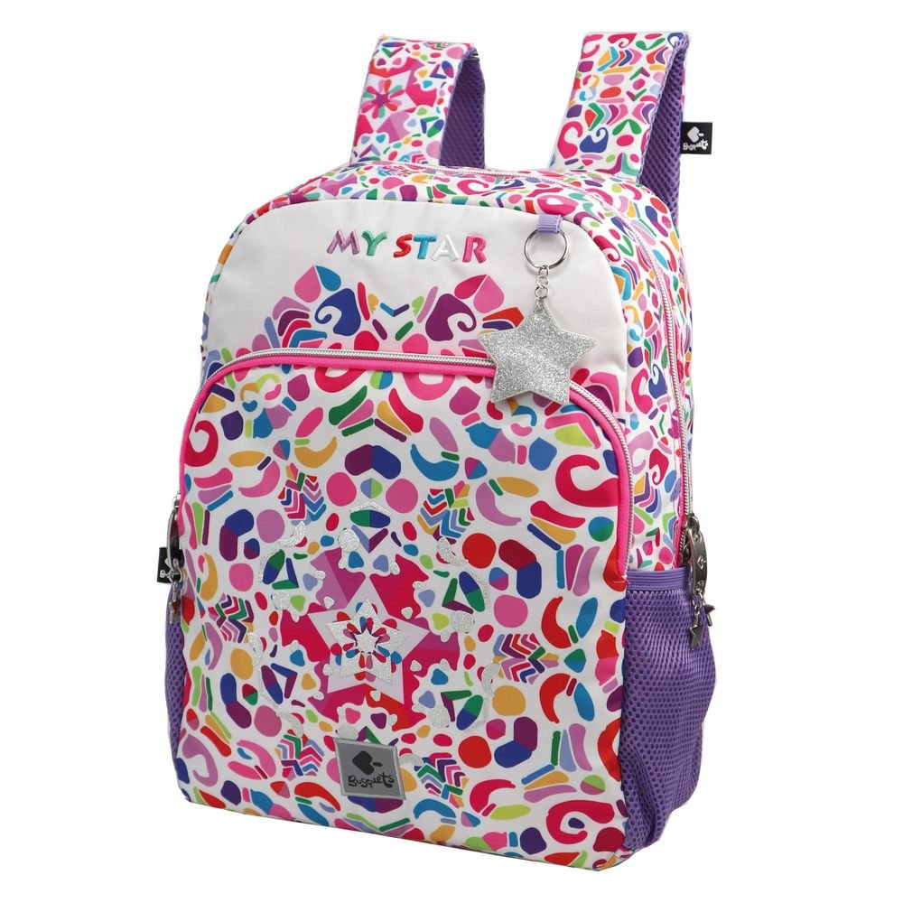 MOCHILA ESCOLAR MEDIANA ADAPTABLE MY STAR | BUSQUETS