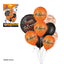Set 9 globos foil Halloween telarañas, 12 unidades