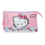 Estuche portatodo triple Hello Kitty Bows JOUMMA BAGS