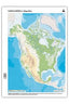 Mapas mudos Norteamérica CUMIO paquete 50 en hojas