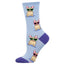 Calcetines de Algodón Media Caña Perro Gafas Socksmith