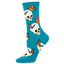 Calcetines Mujer Algodón Calavera Butterfly Socksmith