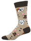 CALCETINES HOMBRE ALGODON PERROS 40-46 | SOCKSMITH | 1 UNIDAD | 8482920211490