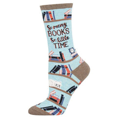 CALCETINES DE ALGODON MEDIA CAÑA 36-41 TIME FOR GOOD BOOK | SOCKSMITH | 1 UNIDAD | 8482920402560