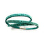 Pulsera Virgen del Rocio Cuero Verde Marca De Bussy