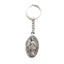 LLAVERO METAL MILAGROSA BAÑO DE PLATA 40MM OVAL | DE BUSSY | ENVASE 5 UDS. UNIDAD | 8488000031279