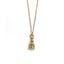 Collar Virgen Fátima metal baño oro 17mm De Bussy