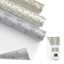 Papel regalo 200x70cm flores surtidos DCASA, pack 72
