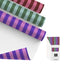 Papel regalo 200x70cm rayas bicolor surtidos (72 unidades)