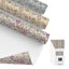 Papel regalo flores 200x70cm DCASA, pack 72 unidades