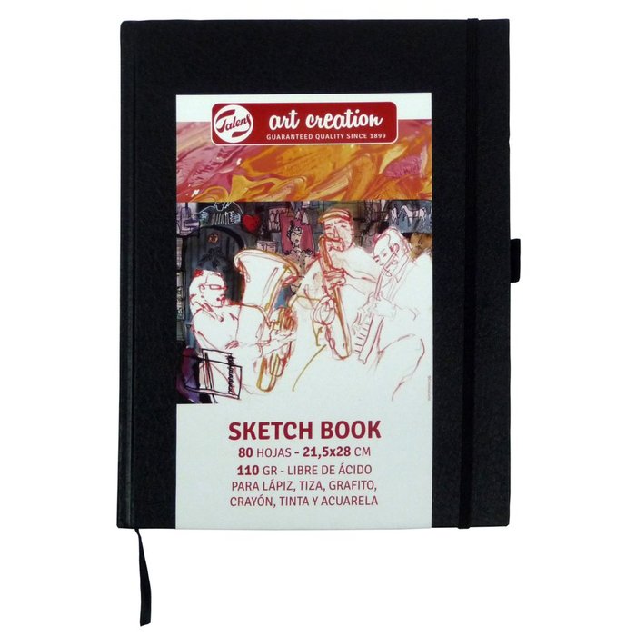 Bloc Espiral Estándar Liso 110g | Talens España | Cartón | Formato Estándar | Pack 1 Unidades