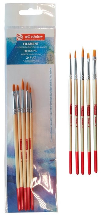 PINCELES DE FILAMENTO BS TALENS ART CREATION ESTUCHE 5 UDS | 1 UNIDADES | (TALENS ESPAÑA)
