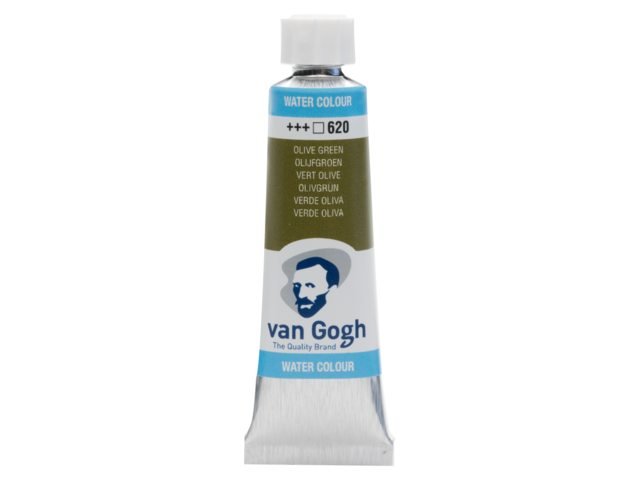 ACUARELA VAN GOGH TUBO 10ML VERDE OLIVA | 3 UNIDADES | (TALENS ESPAÑA)