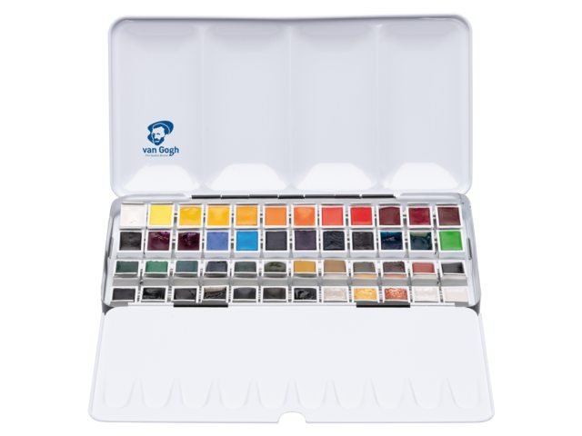 ACUARELA VAN GOGH ESTUCHE METAL 48 COLORES | 1 UNIDADES | (TALENS ESPAÑA)