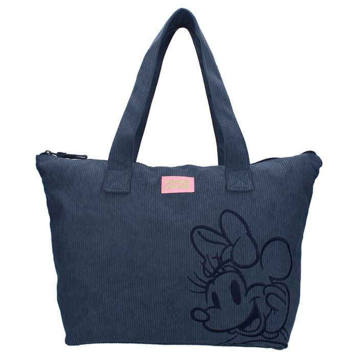 BOLSO SHOPPING MINNIE AZUL LONETA CON CREMALLERA | VADOBAG