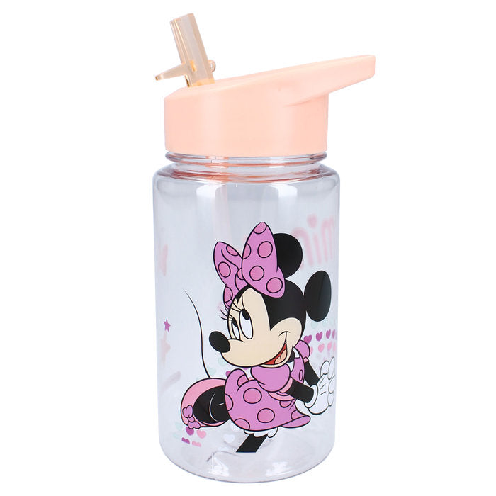 BOTELLA PP CON PAJITA 450ML MINNIE MOUSE DRINK UP | VADOBAG | 1 UNIDAD | 8712645315150
