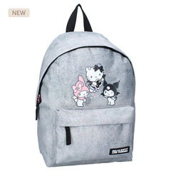 MOCHILA ESCOLAR 37CM HELLO KITTY & FRIENDS DENIM | VADOBAG
