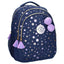 Mochila Escolar Doble 44x33 Pink Dots Azul Vadobag