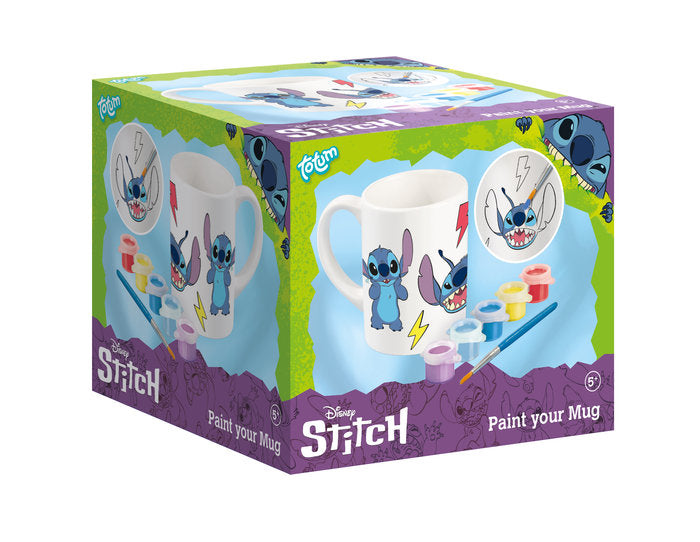 PINTA TU PROPIA TAZA DE STITCH | TOTUM | 1 UNIDAD | 8714274700154